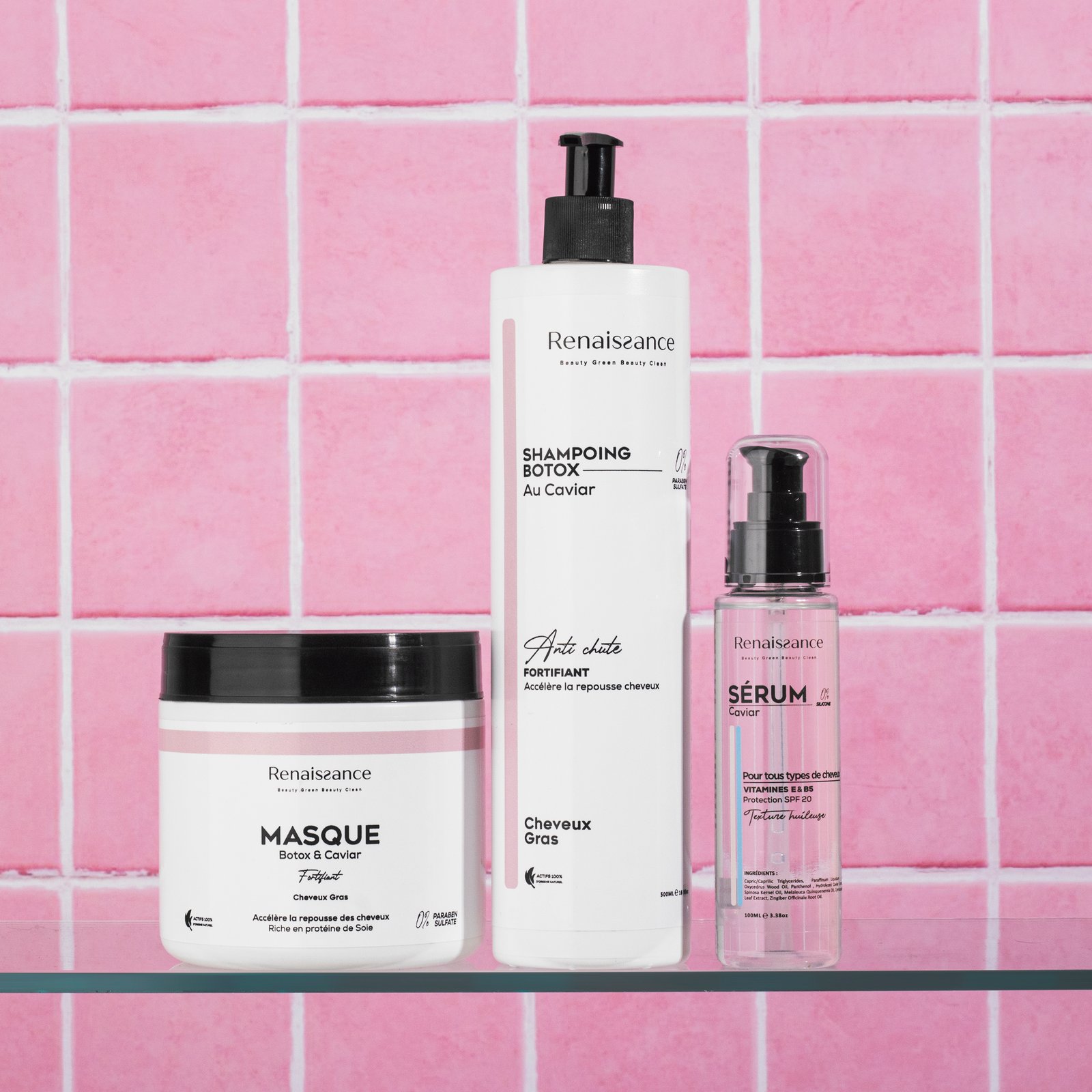 pack rose masque shampoo serum renaissance