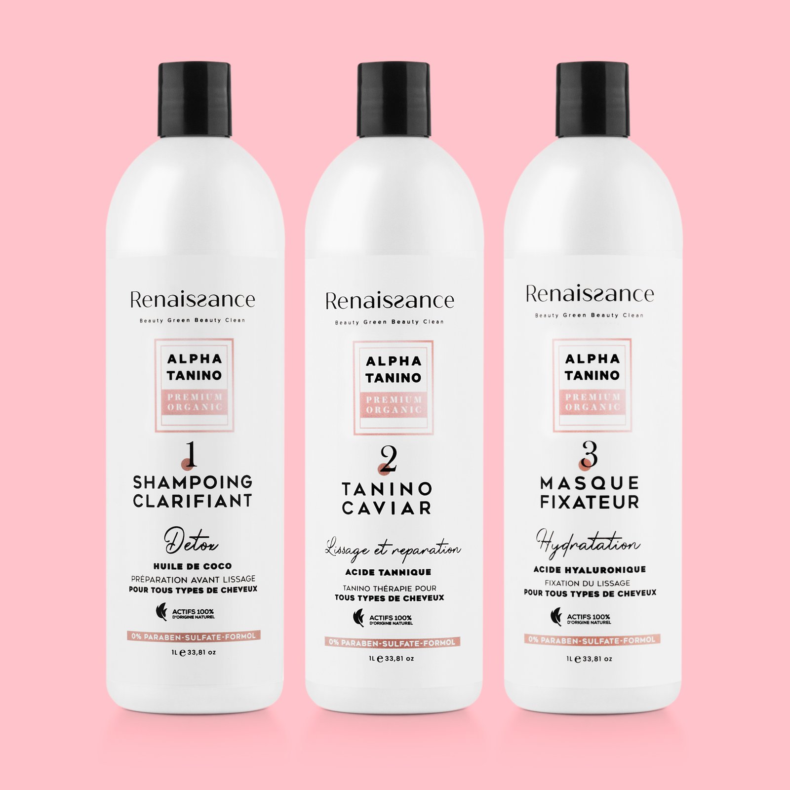 3 Produits 1 L alpha tanino Nouveau packaging packshot renaissance JPEG