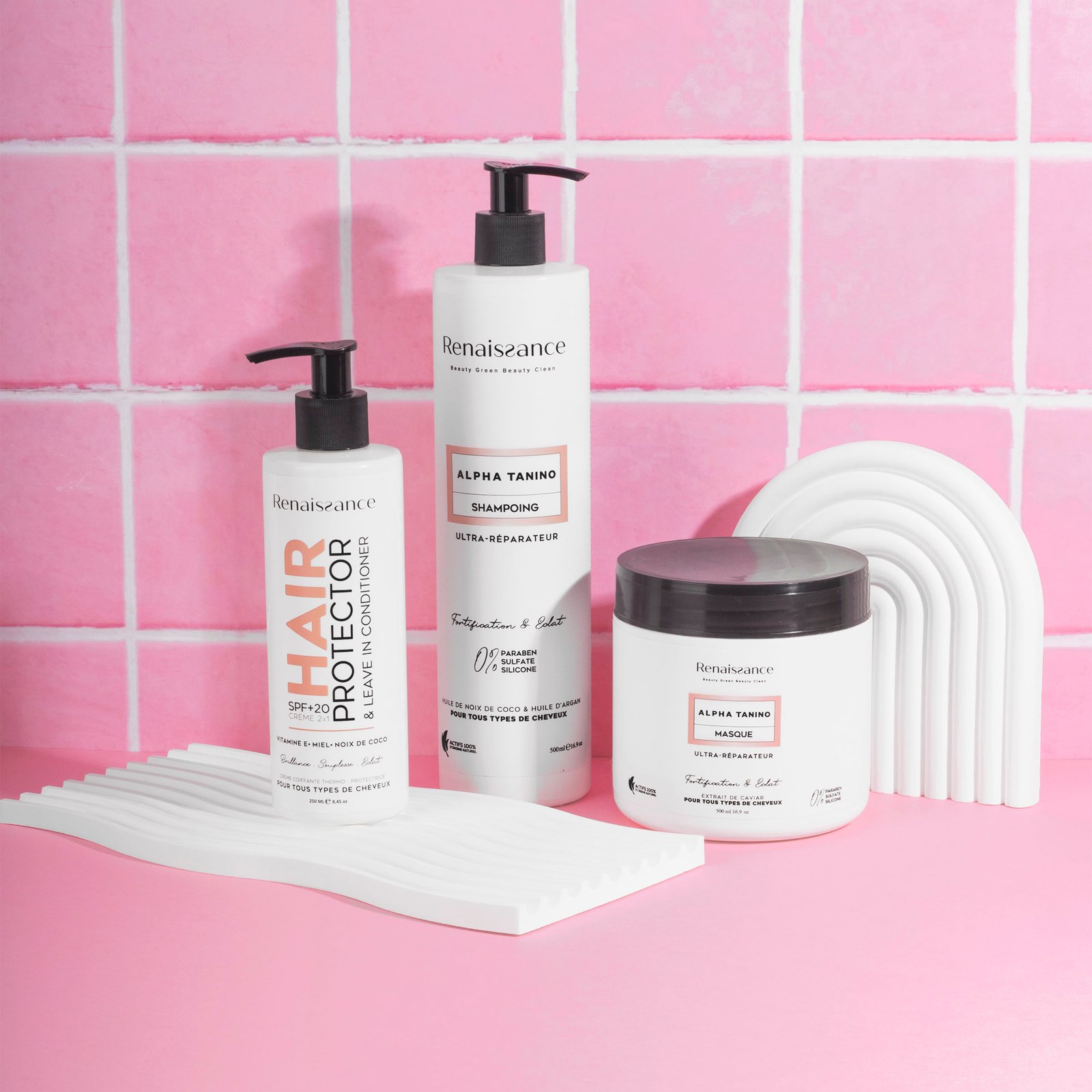 hair protector + pack shampoo renaissance insta 2